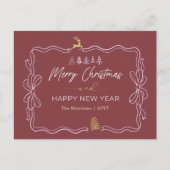 Activiteiten in de omgeving van Bow & Trees Doodle Feestdagenkaart (Voorkant)