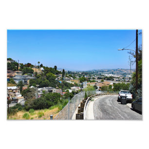 Activiteiten in de omgeving van Boyle Heights City Foto Afdruk