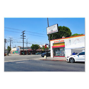 Activiteiten in de omgeving van Boyle Heights City Foto Afdruk