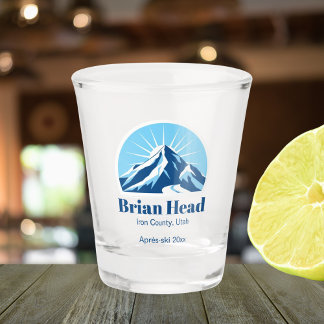 Activiteiten in de omgeving van Brian Head Utah Ir Shot Glas