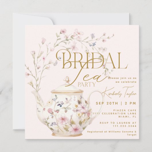 Activiteiten in de omgeving van Bridal Tea Party W Kaart (Voorkant)
