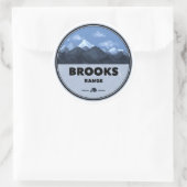 Activiteiten in de omgeving van Brooks Range Alask Ronde Sticker (Tas)