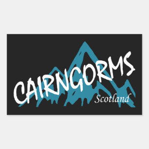 Activiteiten in de omgeving van Cairngorms Nationa Rechthoekige Sticker