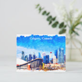 Activiteiten in de omgeving van Calgary Alberta Ca Briefkaart (Staand voorkant)