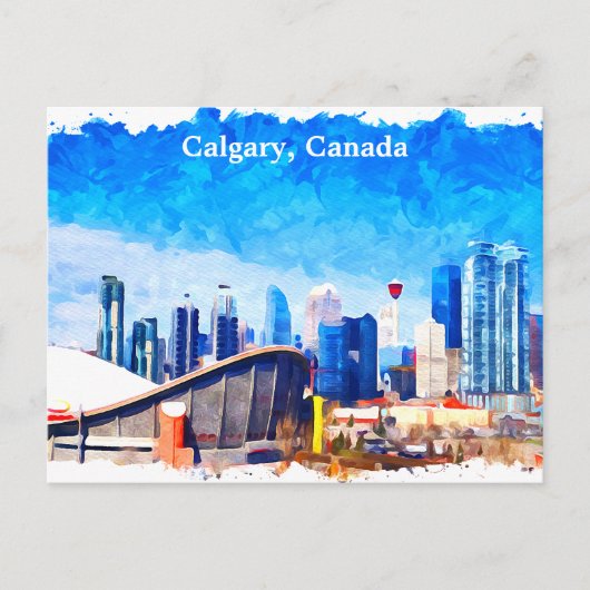 Activiteiten in de omgeving van Calgary Alberta Ca Briefkaart (Voorkant)