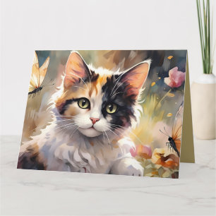 Activiteiten in de omgeving van Calico Cat Butterf Bedankkaart