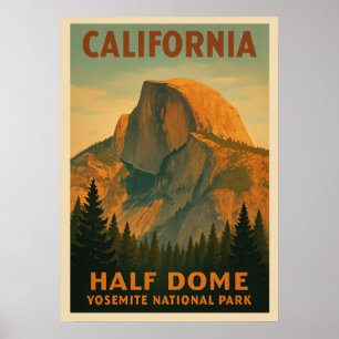 Activiteiten in de omgeving van California Yosemit Poster