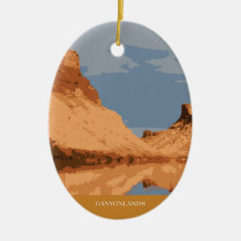 Activiteiten in de omgeving van Canyonlands Nation Keramisch Ornament