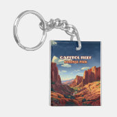 Activiteiten in de omgeving van Capitol Reef Natio Sleutelhanger (Voorkant Links)