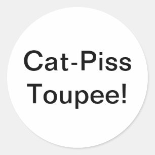 Activiteiten in de omgeving van Cat-Piss Toupee Sp Ronde Sticker