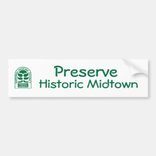 Activiteiten in de omgeving van CGA Logo Preserve  Bumpersticker