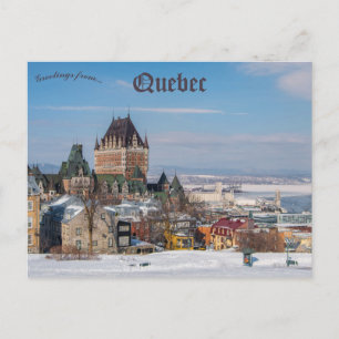 Activiteiten in de omgeving van Chateau Frontenac  Briefkaart