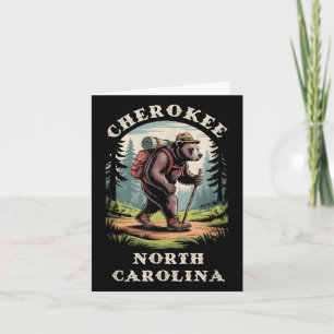 Activiteiten in de omgeving van Cherokee, North Ca Kaart