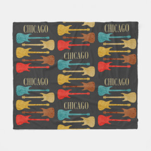 Activiteiten in de omgeving van Chicago Guitars C Fleece Deken