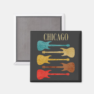 Activiteiten in de omgeving van Chicago Guitars C Magneet