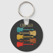 Activiteiten in de omgeving van Chicago Guitars C Sleutelhanger (Voorkant)