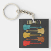 Activiteiten in de omgeving van Chicago Guitars C Sleutelhanger (voorkant)