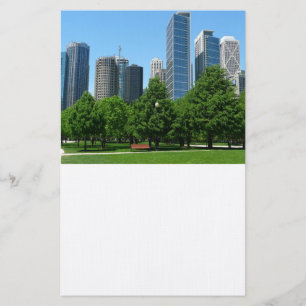 Activiteiten in de omgeving van Chicago Illinois W Briefpapier