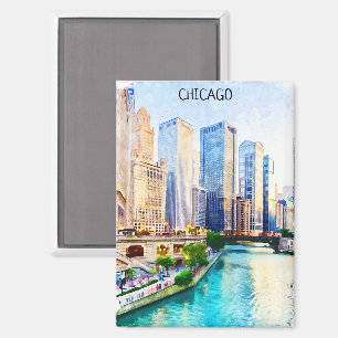 Activiteiten in de omgeving van Chicago Illinois W Magneet
