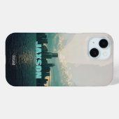 Activiteiten in de omgeving van Chicago Skyline La Case-Mate iPhone Case (Achterkant (horizontaal))