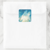 Activiteiten in de omgeving van Chinchilla Serene  Vierkante Sticker (Tas)