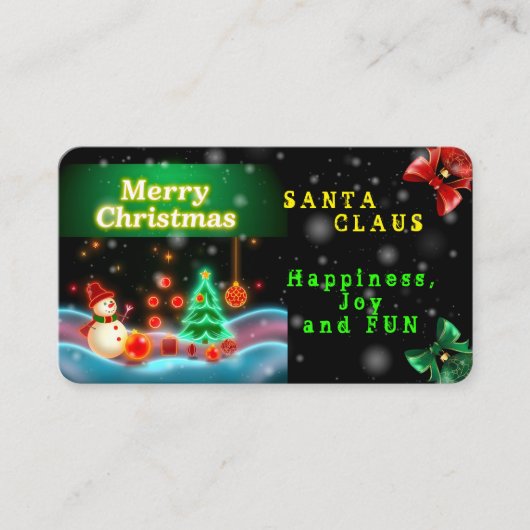 Activiteiten in de omgeving van Christmas Neon Hol Visitekaartje (Voorkant)