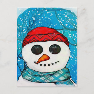Activiteiten in de omgeving van Christmas Snowman Feestdagenkaart