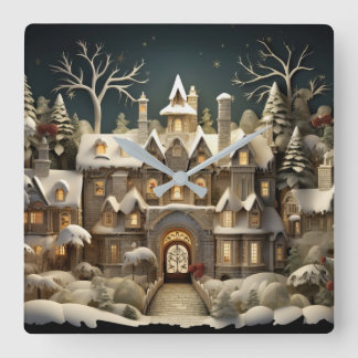 Activiteiten in de omgeving van Christmas Snowy Ma Vierkante Klok