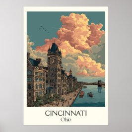 Activiteiten in de omgeving van Cincinnati Ohio Qu Poster