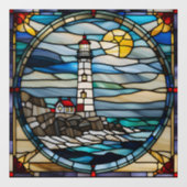 Activiteiten in de omgeving van Coast Lighthouse F Raamsticker (Vel)