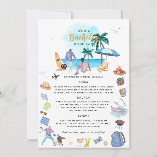 Activiteiten in de omgeving van Coastal Bachelor P Kaart (Voorkant)