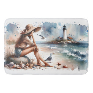 Activiteiten in de omgeving van Coastal Beach Girl Badmat