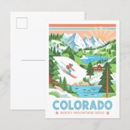 Activiteiten in de omgeving van Colorado Rocky Mou Briefkaart