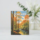 Activiteiten in de omgeving van Congaree National Briefkaart (Staand voorkant)