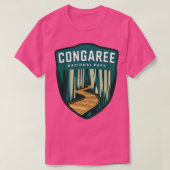Activiteiten in de omgeving van Congaree National T-shirt (Design voorkant)