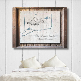 Activiteiten in de omgeving van Connecticut Rustic Canvas Afdruk