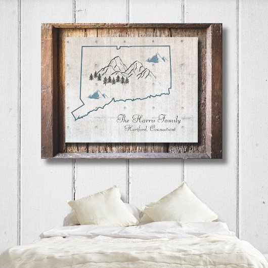 Activiteiten in de omgeving van Connecticut Rustic Canvas Afdruk