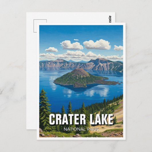 Activiteiten in de omgeving van Crater Lake Nation Briefkaart (Voorkant / Achterkant)