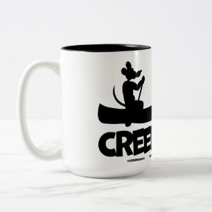Activiteiten in de omgeving van Creekrat Cartoon S Tweekleurige Koffiemok