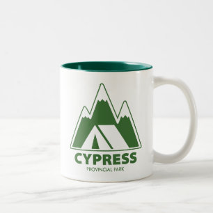 Activiteiten in de omgeving van Cypress Provincial Tweekleurige Koffiemok