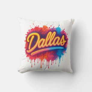 Activiteiten in de omgeving van Dallas Neon Street Kussen