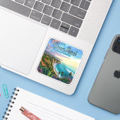 Activiteiten in de omgeving van Dana Point Califor Sticker (Laptop met iPhone)