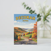 Activiteiten in de omgeving van Decorah Iowa Trave Briefkaart (Staand voorkant)