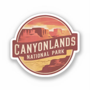 Activiteiten in de omgeving van Desert of Canyonla Sticker