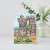 Activiteiten in de omgeving van Devil's Doorway Wi Briefkaart (Staand voorkant)