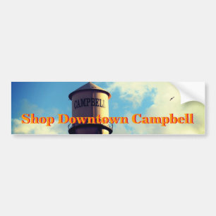 Activiteiten in de omgeving van Downtown Campbell Bumpersticker