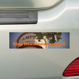Activiteiten in de omgeving van Downtown Campbell Bumpersticker