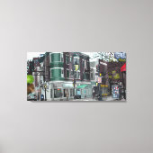 Activiteiten in de omgeving van Downtown Madison, Canvas Afdruk (Voorkant)