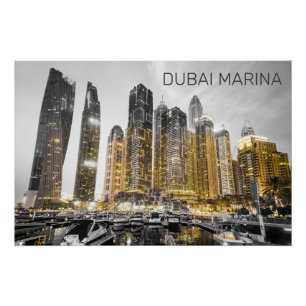 Activiteiten in de omgeving van Dubai Marina City  Perfect Poster