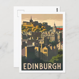 Activiteiten in de omgeving van Edinburgh Scotland Briefkaart